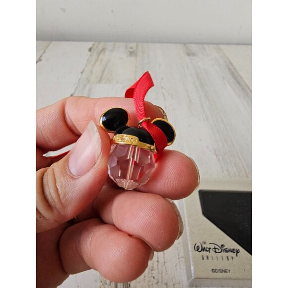 Walt Disney gallery Swarovski Mickey ear charm necklace rhinestone unique gold b - Picture 5 of 7